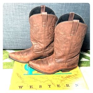 Laredo Leather Gaucho Boots